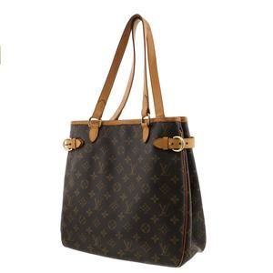 Louis Vuitton Brown Vertical Batignolles Bag Shoulder Monogram